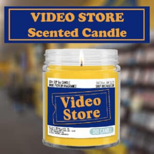 Video store scented candle