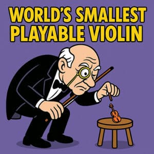 world's smallest playable violin