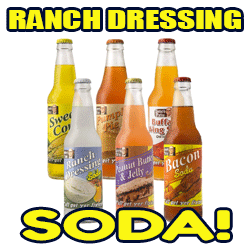 Bacon Buffalo Wing Ranch Dressing Soda