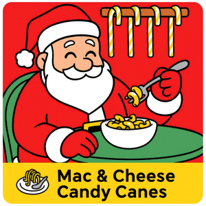 Mac and Cheese Candy canes