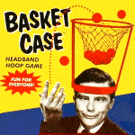 A button for the Basket Case game on Classic Stupid.com
