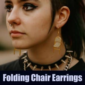 Folding Chair Earrings